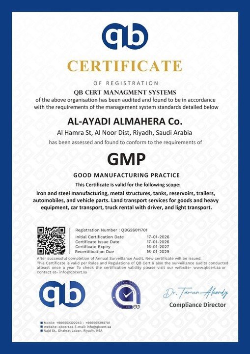 GMP Certificate